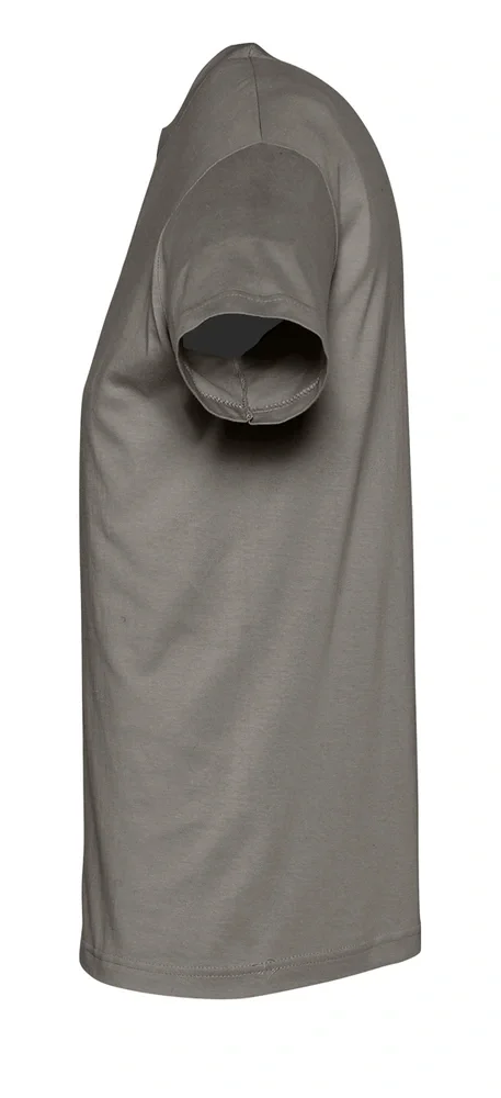 Футболка унисекс Regent 150, серая (стальная) - фото 4