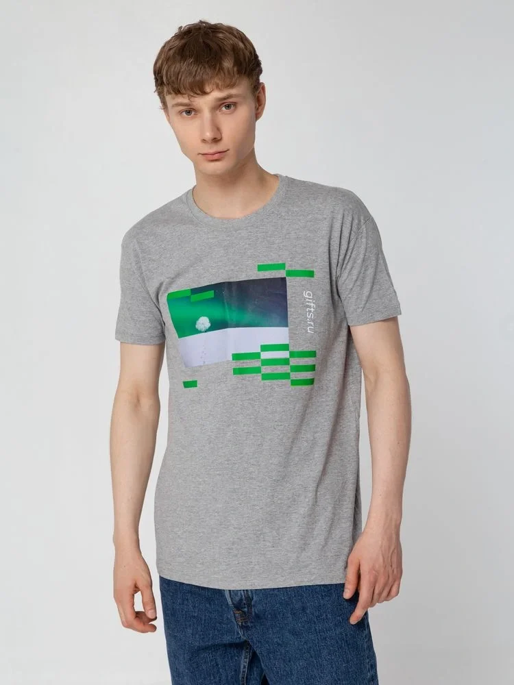 Футболка унисекс Regent 150, серый меланж - фото 15