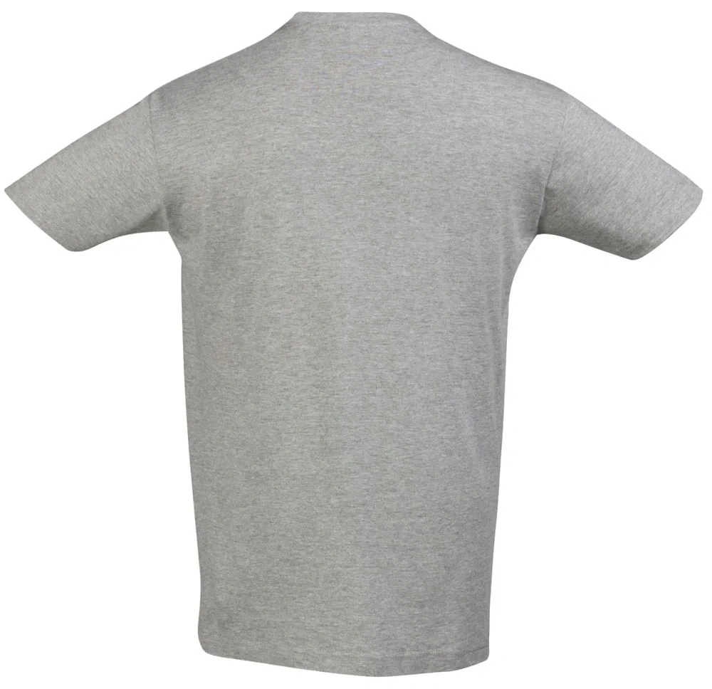 Футболка унисекс Regent 150, серый меланж - фото 3