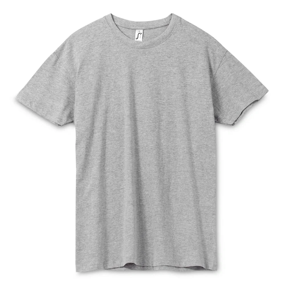 Футболка унисекс Regent 150, серый меланж - фото 9