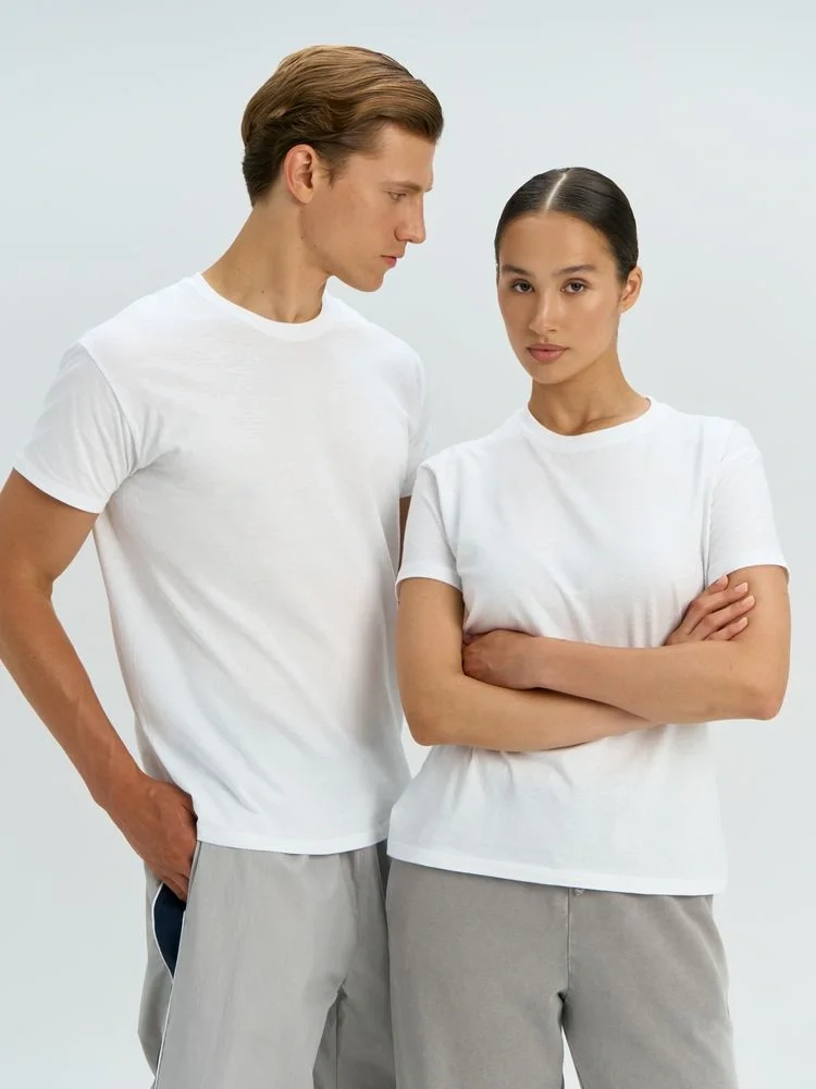 Футболка унисекс Regent 150, синяя (джинс) - фото 17