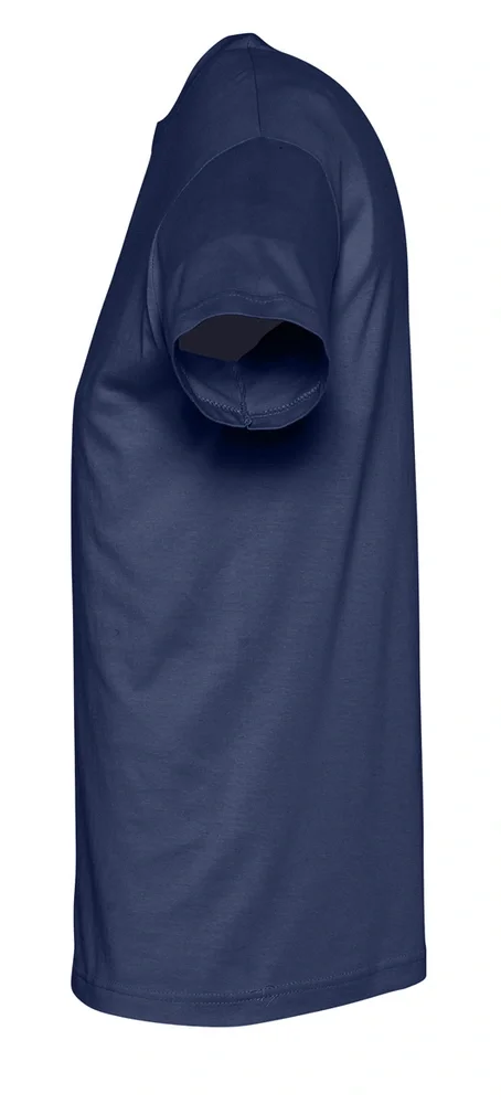 Футболка унисекс Regent 150, синяя (джинс) - фото 4