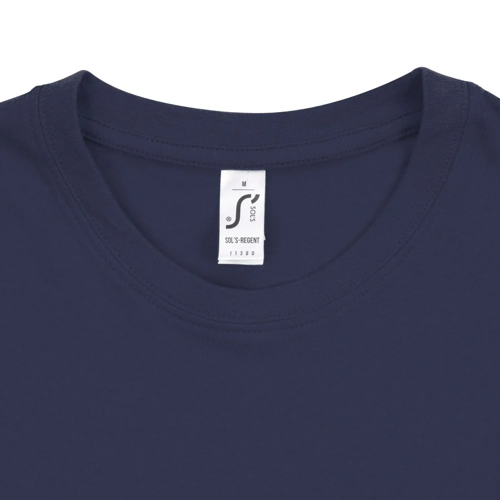 Футболка унисекс Regent 150, синяя (джинс) - фото 9