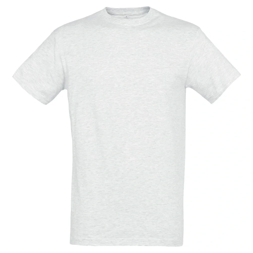 Футболка унисекс Regent 150, светло-серый меланж - фото 2