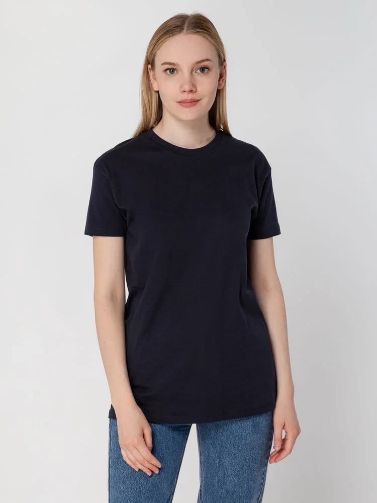 Футболка унисекс Regent 150, темно-синяя (navy) - фото 11