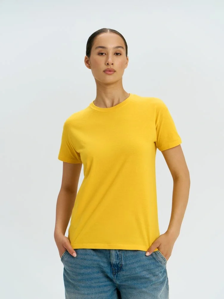 Футболка унисекс Regent 150, желтая - фото 12