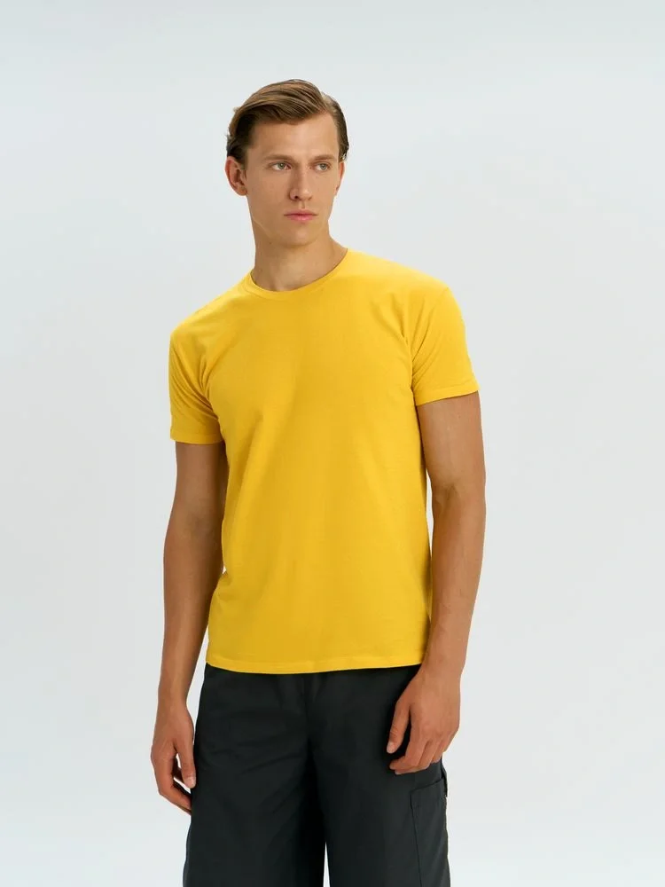 Футболка унисекс Regent 150, желтая - фото 16