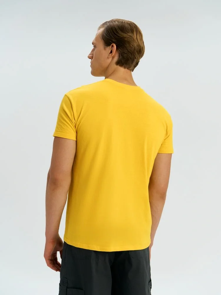 Футболка унисекс Regent 150, желтая - фото 18