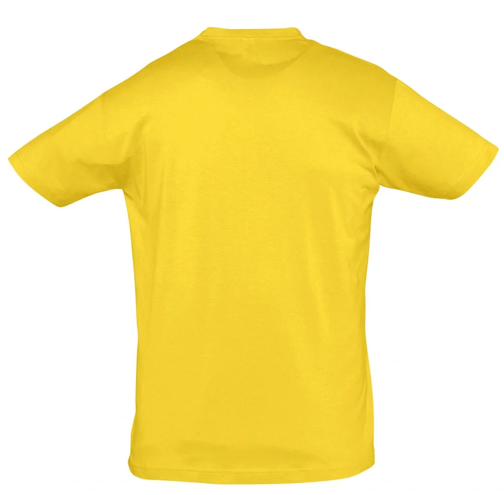 Футболка унисекс Regent 150, желтая - фото 3