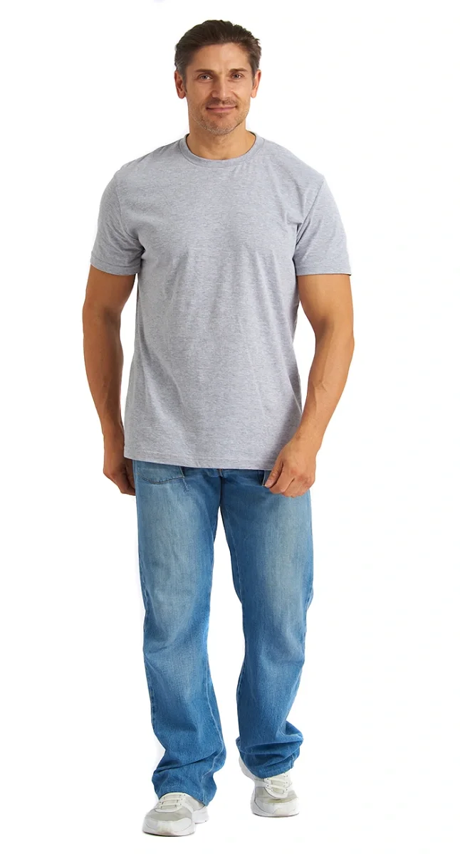 Футболка серая - фото 1