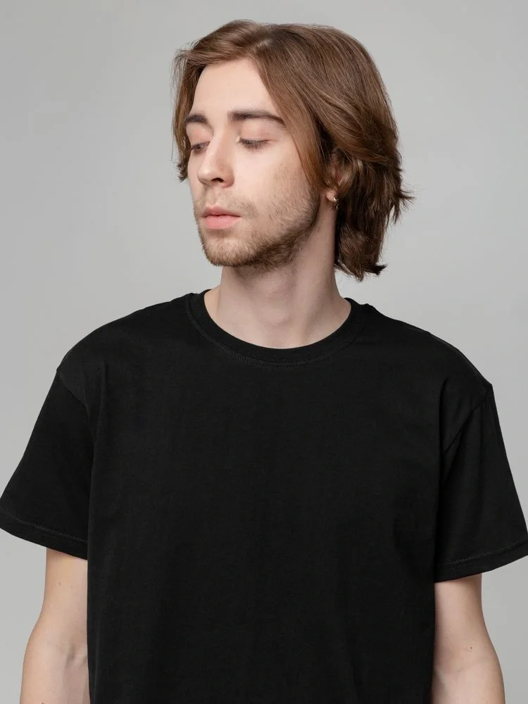 Футболка унисекс T-bolka 140, черная - фото 10