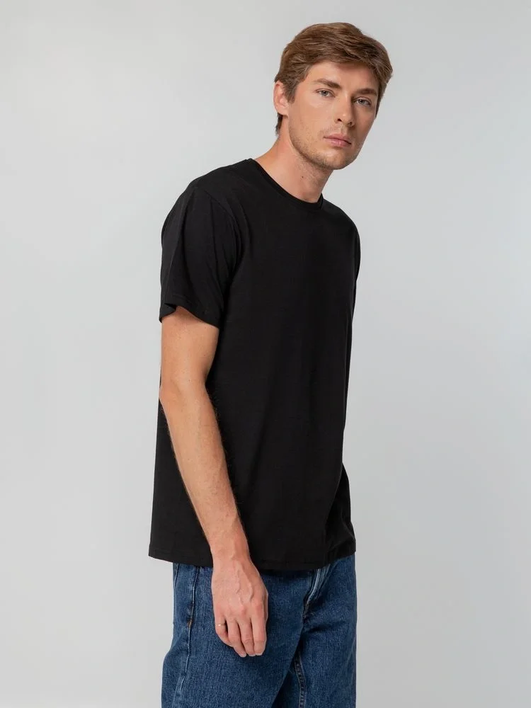 Футболка унисекс T-bolka 140, черная - фото 18