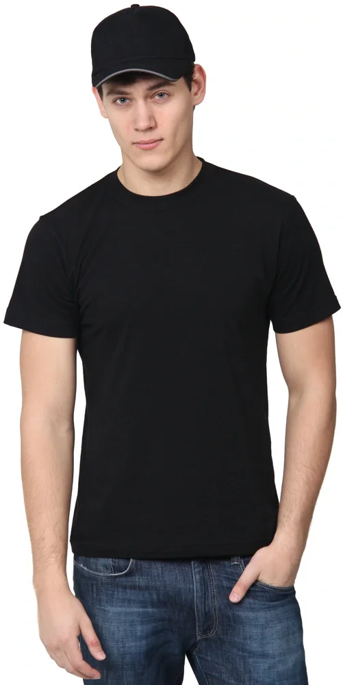 Футболка унисекс T-bolka 140, черная - фото 4