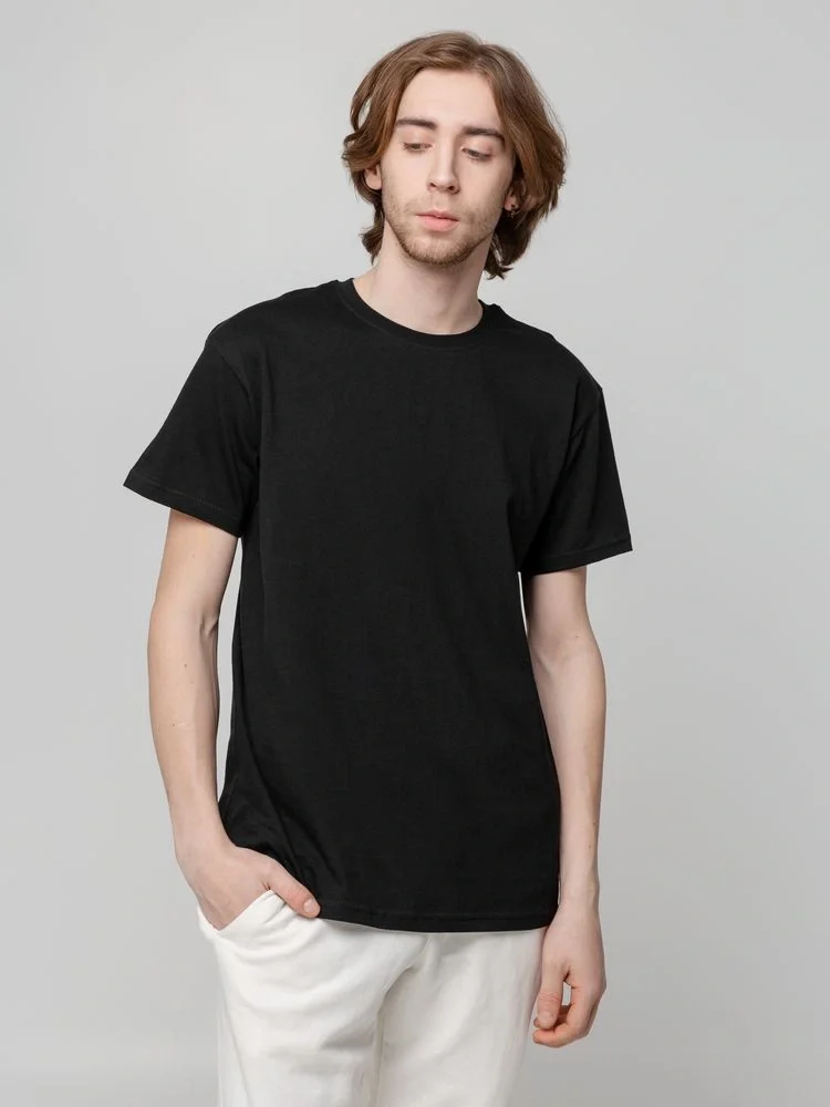 Футболка унисекс T-bolka 140, черная - фото 8