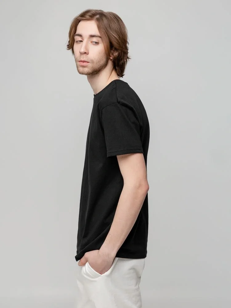 Футболка унисекс T-bolka 140, черная - фото 9