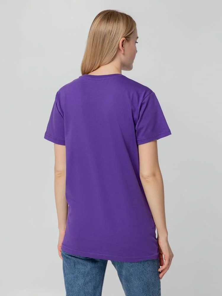 Футболка унисекс T-bolka 140, фиолетовая - фото 19