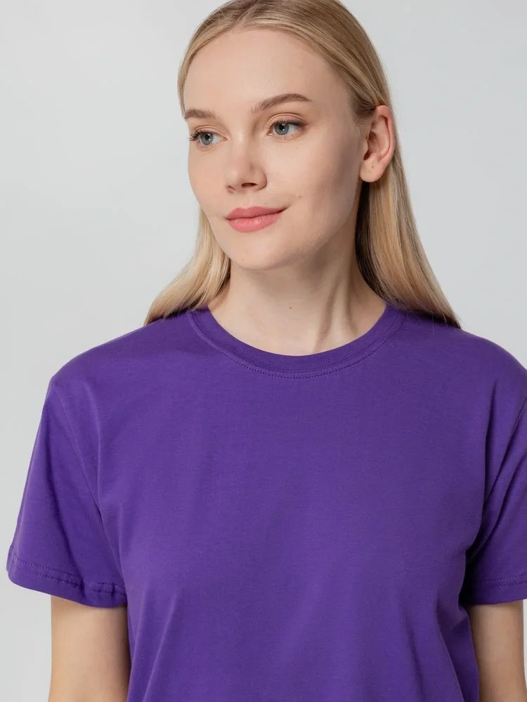 Футболка унисекс T-bolka 140, фиолетовая - фото 20