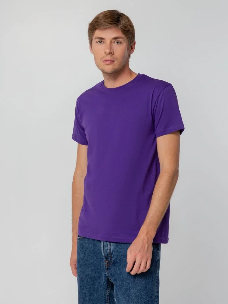 Футболка унисекс T-bolka 140, фиолетовая - фото 22