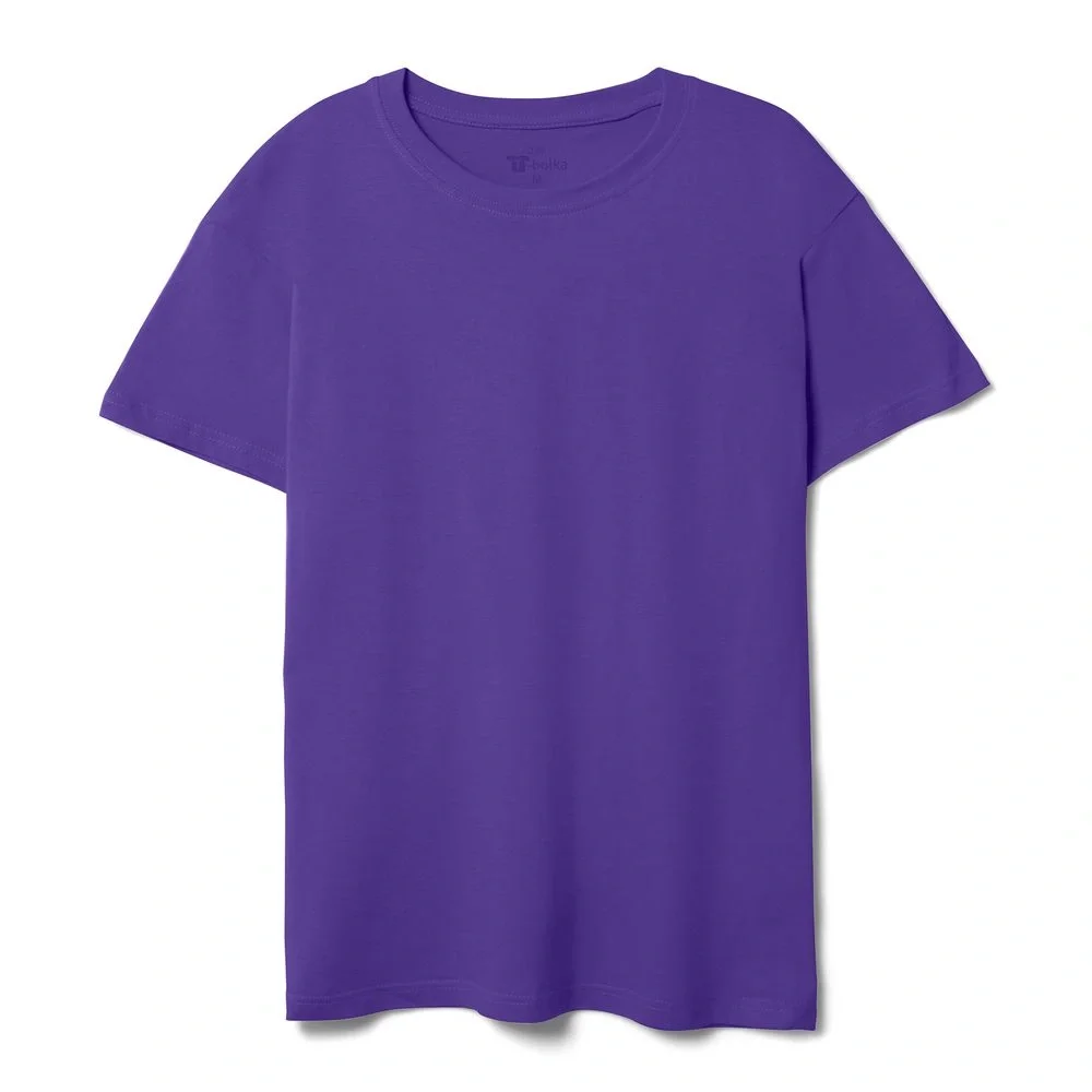 Футболка унисекс T-bolka 140, фиолетовая - фото 6