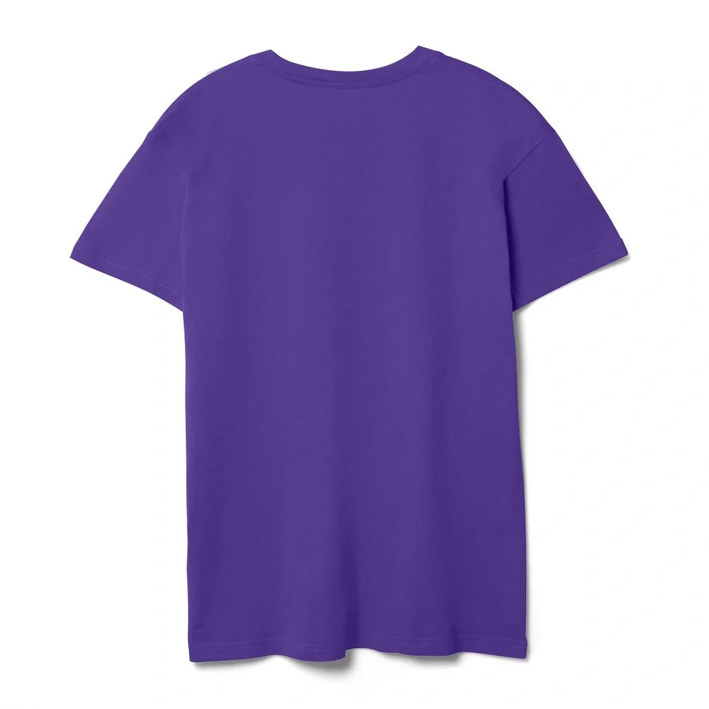 Футболка унисекс T-bolka 140, фиолетовая - фото 7