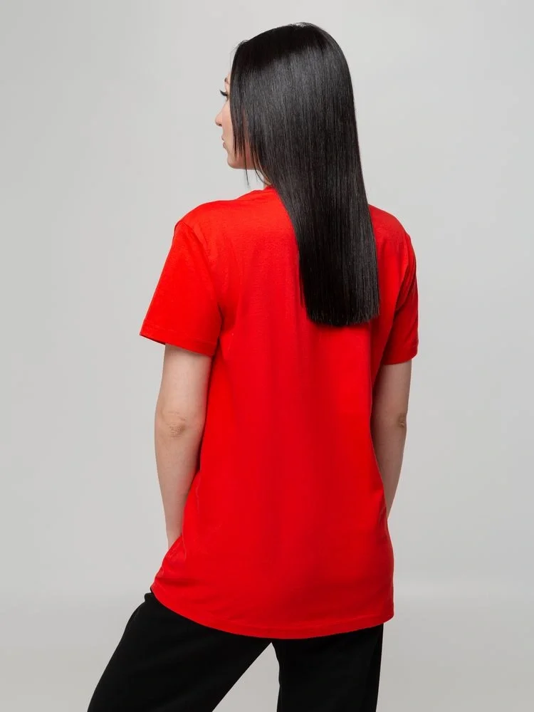 Футболка унисекс T-bolka 140, красная - фото 14