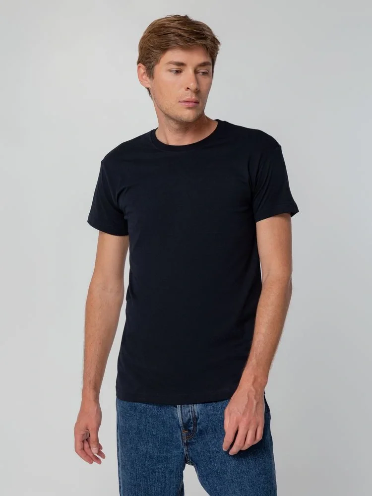 Футболка унисекс T-bolka 140, темно-синяя - фото 15