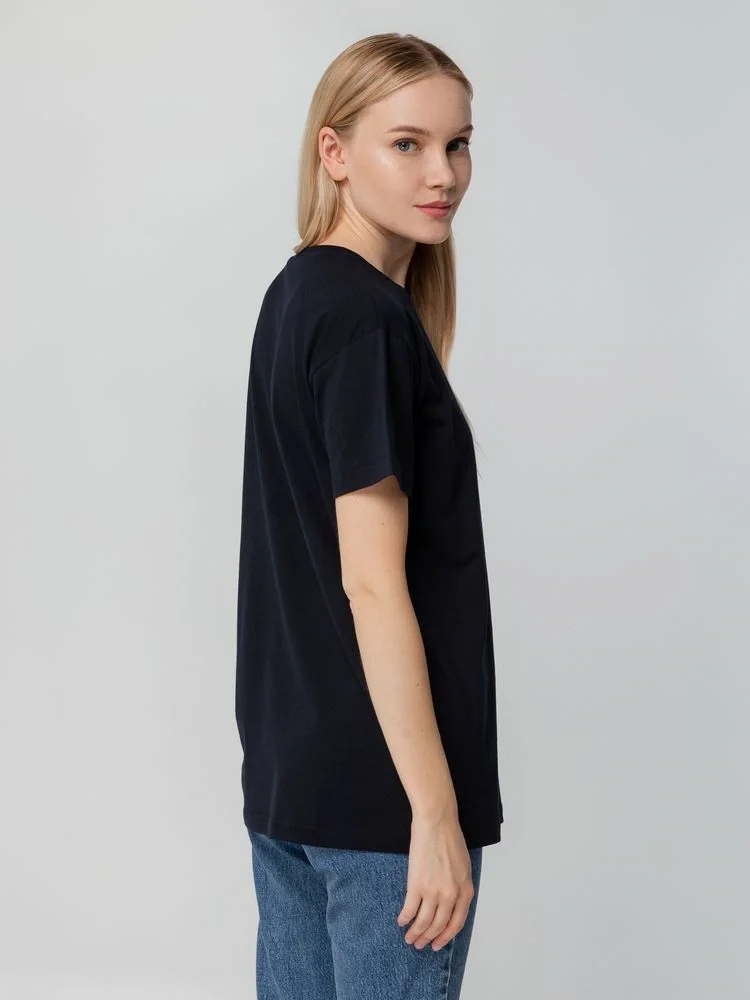 Футболка унисекс T-bolka 140, темно-синяя - фото 18