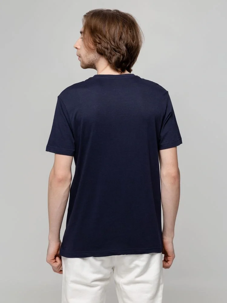 Футболка унисекс T-bolka 140, темно-синяя - фото 8