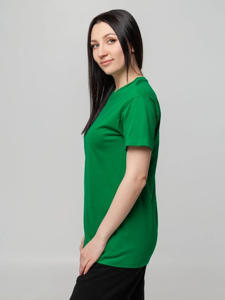 Футболка унисекс T-bolka 140, темно-зеленая - фото 14