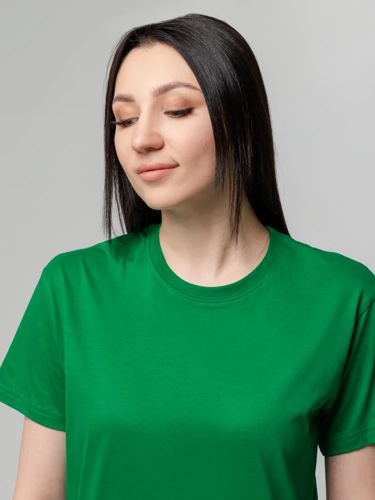 Футболка унисекс T-bolka 140, темно-зеленая - фото 16