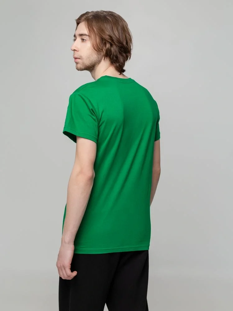 Футболка унисекс T-bolka 140, темно-зеленая - фото 18