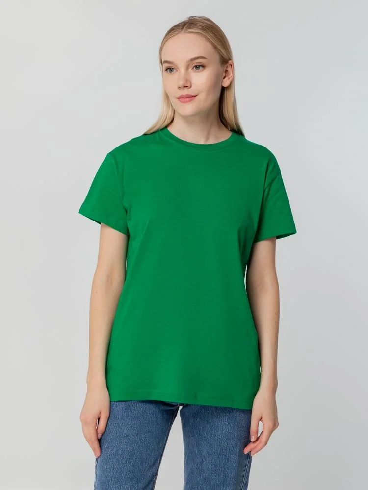 Футболка унисекс T-bolka 140, темно-зеленая - фото 23