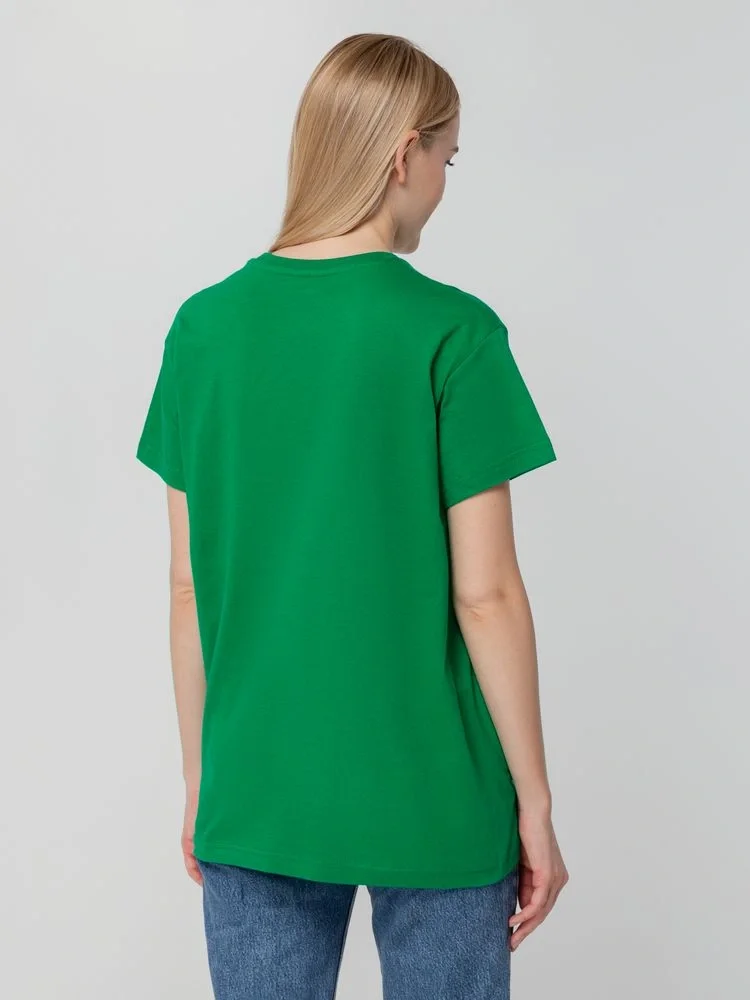 Футболка унисекс T-bolka 140, темно-зеленая - фото 24