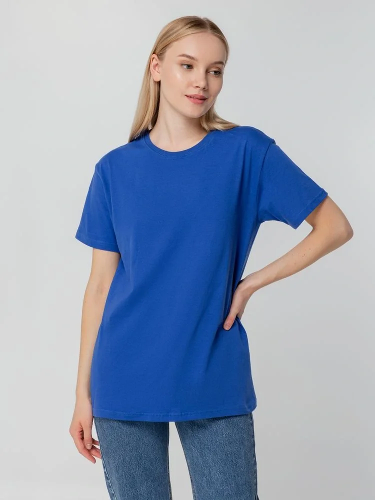 Футболка унисекс T-bolka 140, ярко-синяя - фото 20