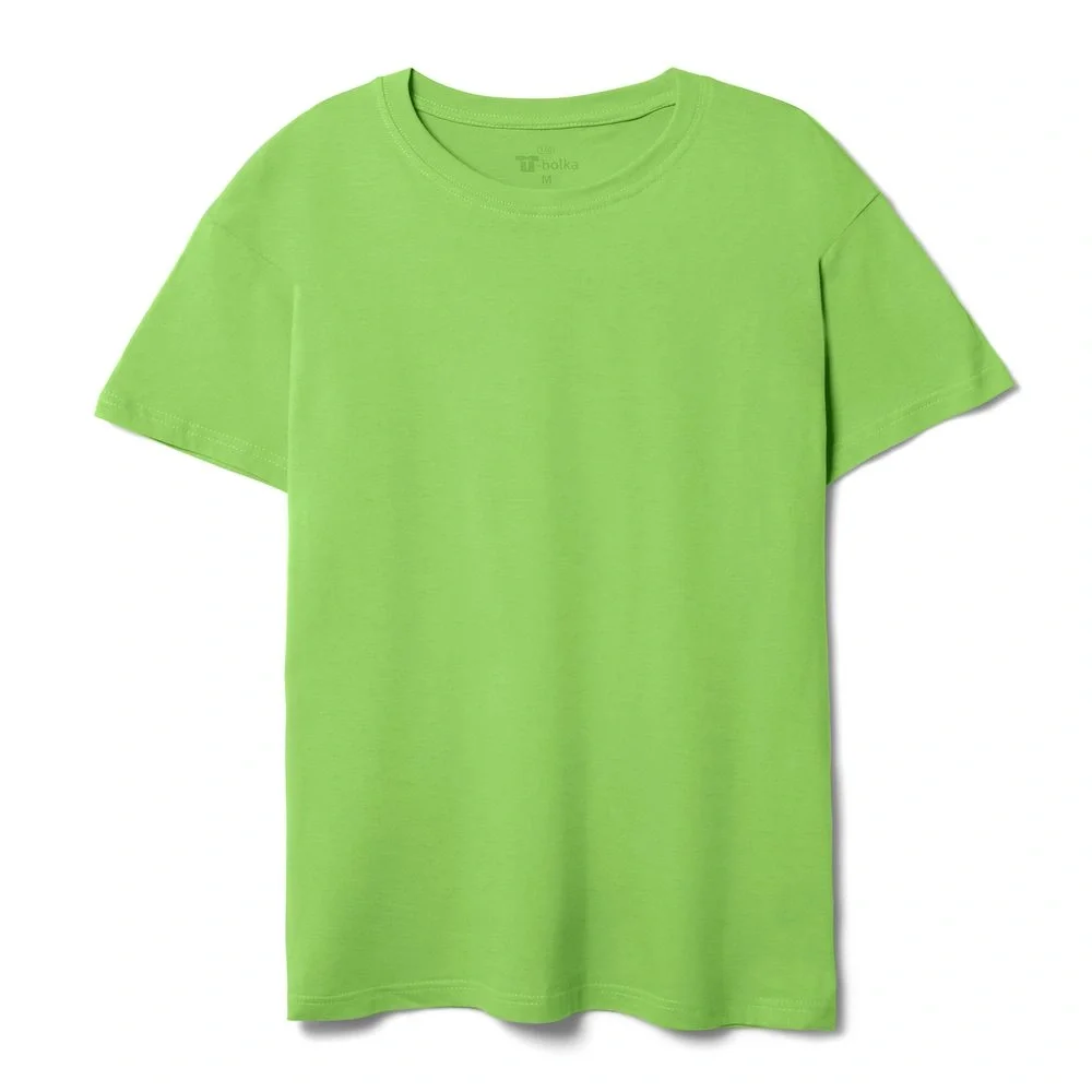 Футболка унисекс T-bolka 140, зеленое яблоко - фото 6