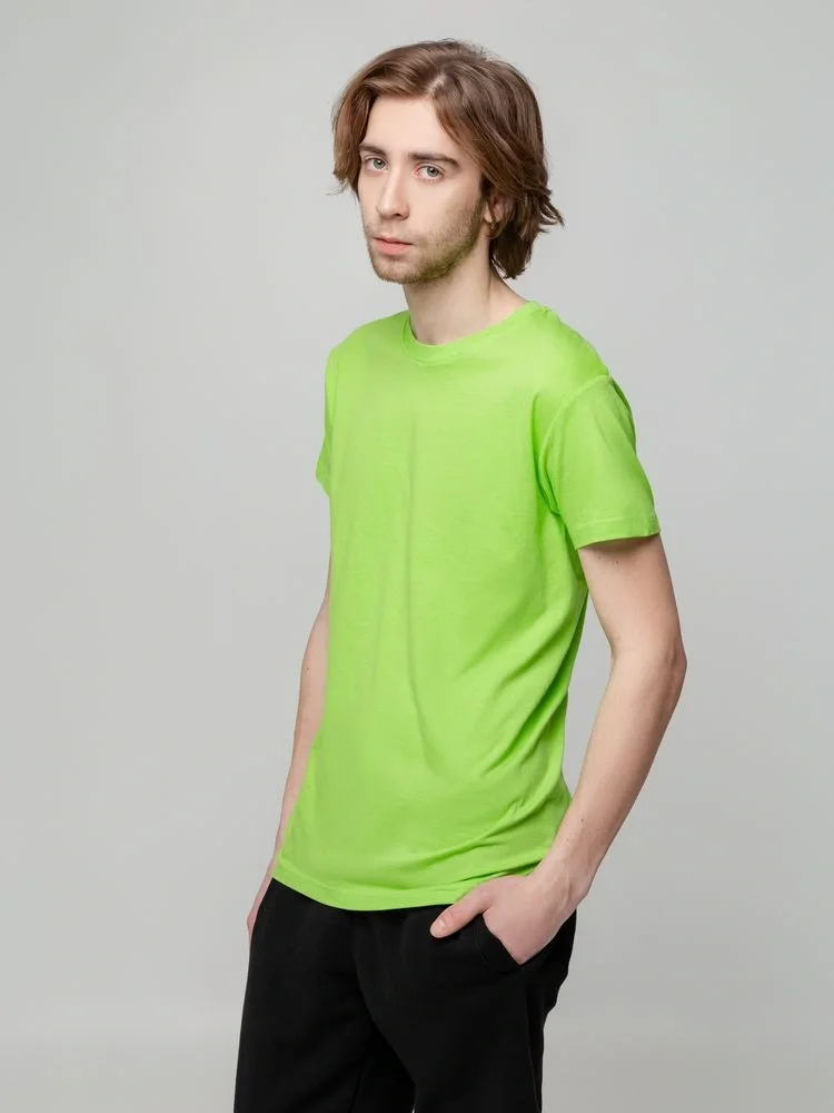 Футболка унисекс T-bolka 140, зеленое яблоко - фото 9