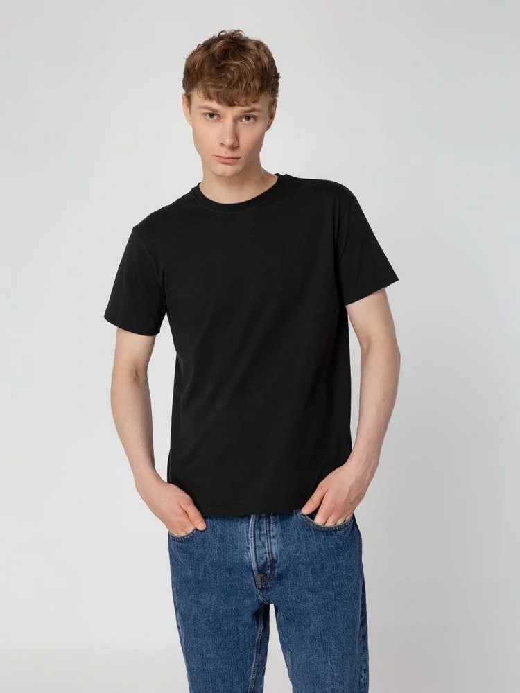 Футболка унисекс T-Bolka 160, черная - фото 17