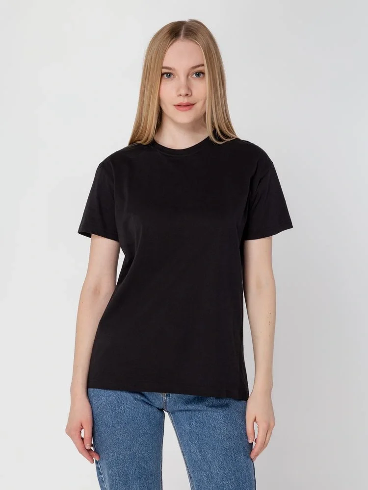 Футболка унисекс T-Bolka 160, черная - фото 20