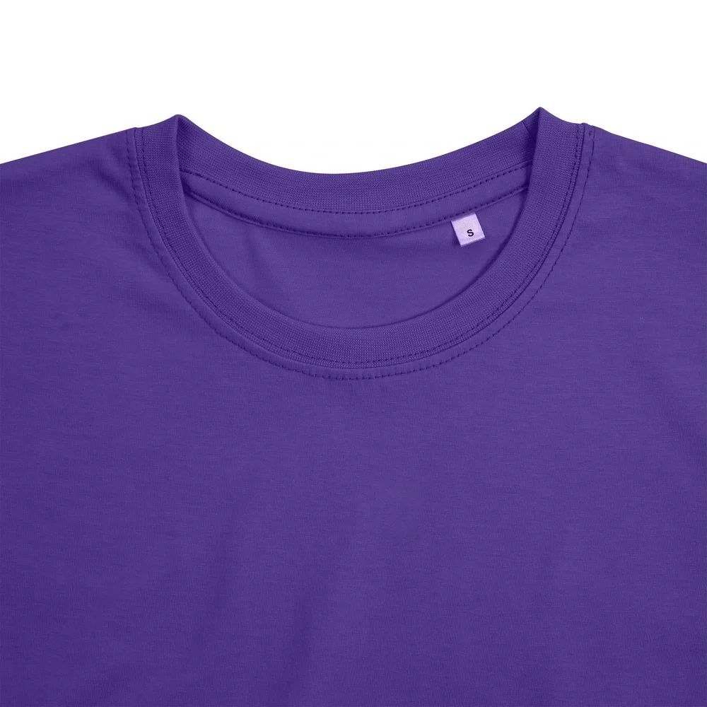 Футболка унисекс T-Bolka 160, фиолетовая - фото 10
