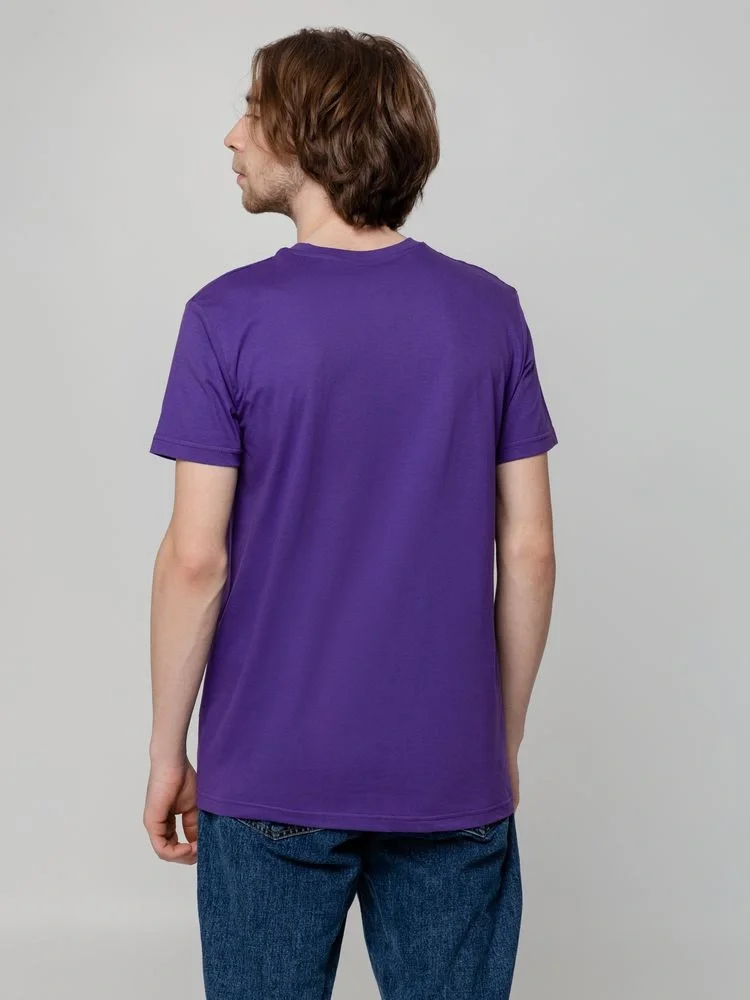 Футболка унисекс T-Bolka 160, фиолетовая - фото 15
