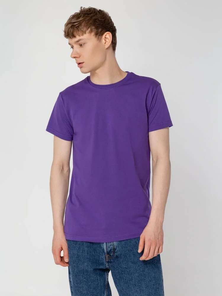Футболка унисекс T-Bolka 160, фиолетовая - фото 18
