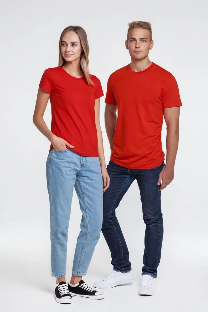 Футболка унисекс T-Bolka 160, красная - фото 4