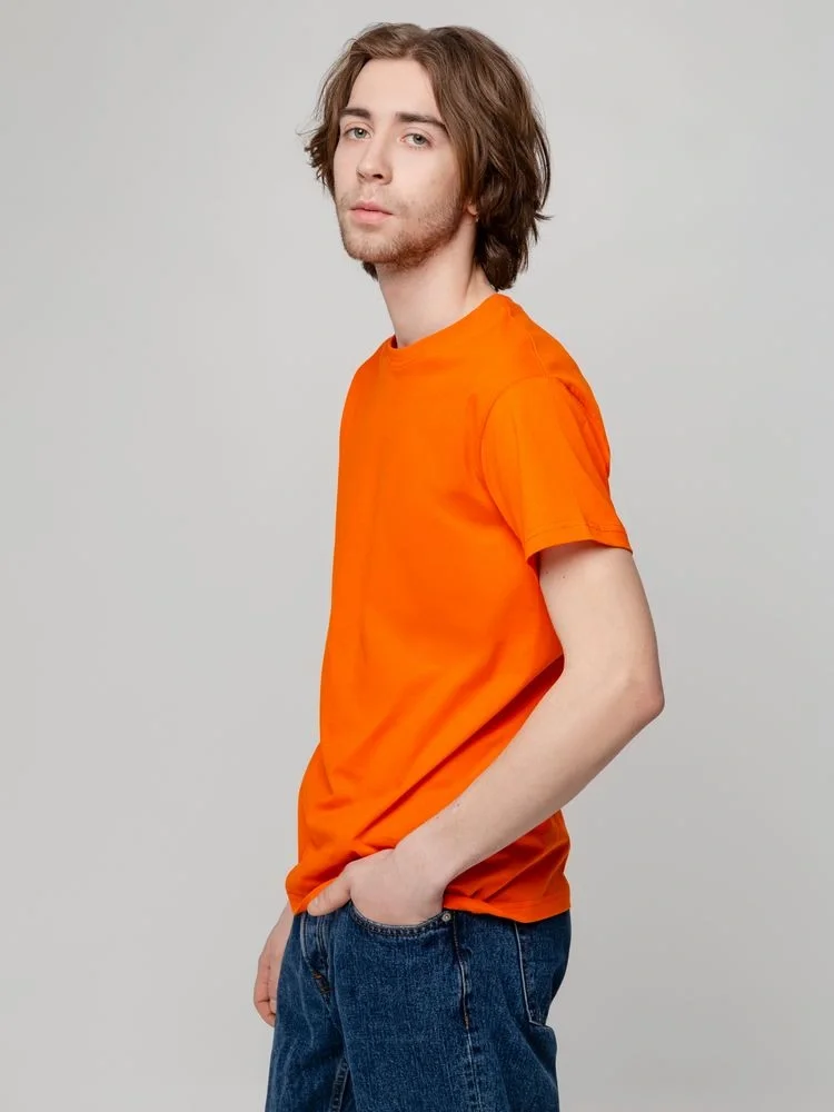 Футболка унисекс T-Bolka 160, оранжевая - фото 11