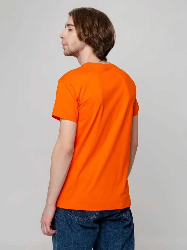Футболка унисекс T-Bolka 160, оранжевая - фото 12