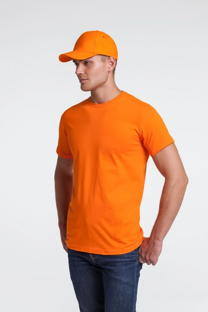 Футболка унисекс T-Bolka 160, оранжевая - фото 4