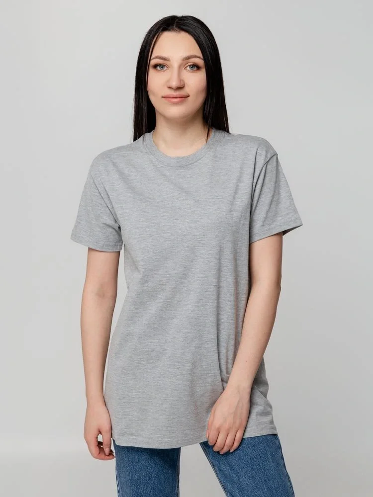 Футболка унисекс T-Bolka 160, серый меланж - фото 17