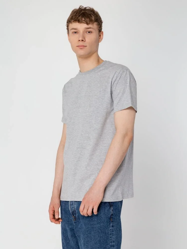 Футболка унисекс T-Bolka 160, серый меланж - фото 21