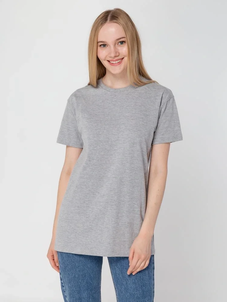 Футболка унисекс T-Bolka 160, серый меланж - фото 24