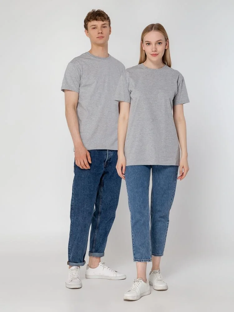 Футболка унисекс T-Bolka 160, серый меланж - фото 26