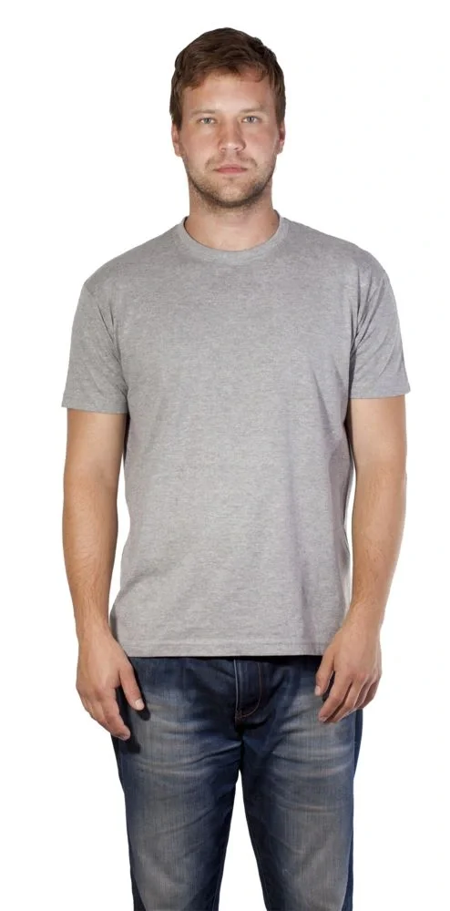 Футболка унисекс T-Bolka 160, серый меланж - фото 4
